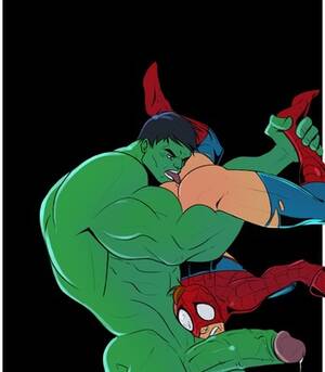 Hulk Gay Porn - Spidey VS Hulk Sex Comic | HD Porn Comics