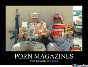 Funny Porn Humor Posters - Stop The War With Porn