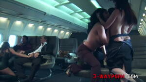 airplane - 3 Way Porn - Airplane Orgy Is Full of Pornstar! - XVIDEOS.COM