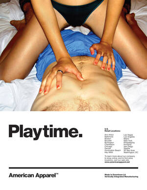 boner on nude beach - 10 Most Controversial American Apparel Ads | Time