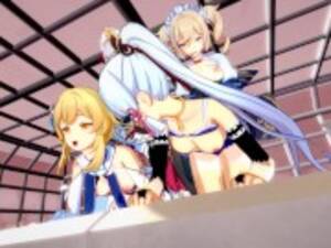 3d hentai orgy - LUMINE,KAMISATO AYAKA,NOELLE,BARBARAã€‘ã€HENTAI ORGY FUTANARI 3Dã€‘ ã€GENSHIN  IMPACTã€‘ | free xxx mobile videos - 16honeys.com