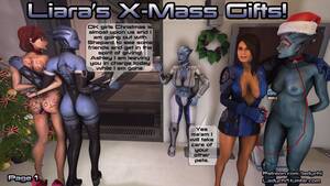 Liara Porn Captions - Ladychi] Liara X-Mass Gifts! Mass Effect - Lewd.ninja