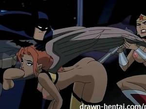 Cheetah Cartoon Batman Porn - Justice League Hentai - Two chicks for Batman dick