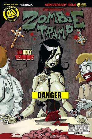 Cartoon Zombie Porn Comic - ZOMBIE TRAMP #13. Action Lab Comics. Written and illustrated by Dan Mendoza,