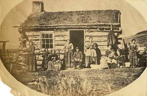 Family Porn Art - Polygamous family in Kaysville, around 1888.