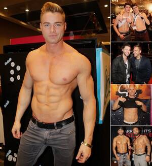 Hottest Male Porn Stars - Straight Male Porn Stars and Hot Guys at AVN Expo 2017