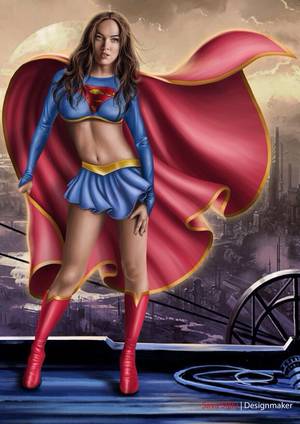 Megan Fox Cartoon Porn - Megan Fox as Supergirl