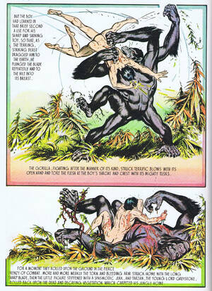 comic book fighting nude - The Ten Greatest All-Nude Fight Scenes in Comics | Ty Templeton's ART LAND!!