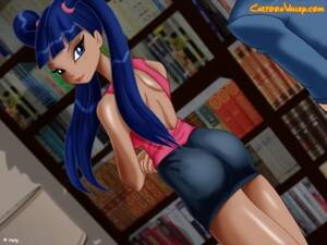 cartoon valley winx club - Musa Winx fucks with her boyfriend in the library! - IMHentai