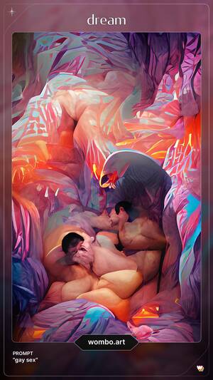 Gay Sex Art - So I thought I'd type â€œgay sexâ€ on that ai art generator thing âœ¨ : r/gay