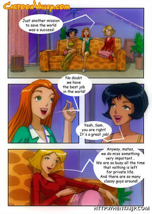 Cartoon Porn Totally - Totally Spies Porn Comics â€“ Sam and Alex enjoy treesome sex â€“ Totally Spies  Hentai