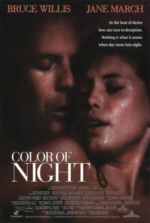Bruce Willis Fucking Himself - Color of Night (1994) - News - IMDb
