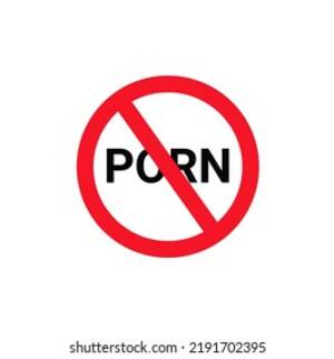 free mobile porn no sign up - No Porn Sign Isolated On White Stock Vector (Royalty Free) 1673332588 |  Shutterstock