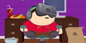 Minecraft Magic Porn - South Park's Cartman wearing Oculus Rift in Grounded Vindaloop episode