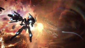 mecha cartoon hardcore porn - Strike Suit Zero is a 2013 space combat video game featuring mecha designs  by Junji Okubo.