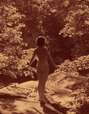 free vintage nude art - 1920s Woman Nude Back Side Nature Art Print by Vintage Images - Fine Art  America