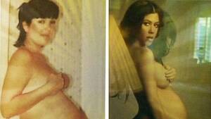 Kourtney Kardashian Porn - See a Naked, Pregnant Photo of Kourtney Kardashian and Throwback of Kris  Jenner - ABC News