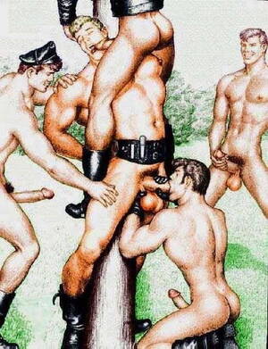 Gay Sex Art - SexyNekkidMen: Art by Tom of Finland