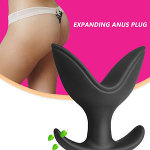 anal buttplugs - Opening Ass Anal Butt Plug Soft Silicone Porn Anal Plug SM Toys Speculum  Prostate Massage Anal