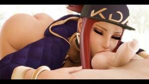 Anime Ball Sucking Porn - Akali KDA Sucking Balls League of Legends Animation - Pornhub.com