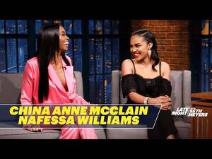 China Anne Mcclain Lesbian Porn - China Anne McClain and Nafessa Williams Talk Black Lightning - YouTube