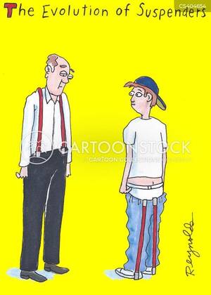 Braces Cartoon Porn Captions - Suspenders Cartoons and Comics - funny pictures from CartoonStock