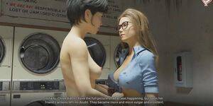 3d Porn Story - SHORT STORIES ONCE IN THE LAUNDROMAT|By Fanboy84|3D Porn Game - Tnaflix.com