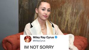 Miley Cyrus Porn Captions Celebrity - Miley Cyrus Rescinds Apology for Posing Nearly Topless 10 Years Ago