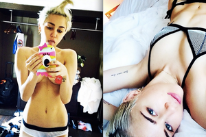 Miley Cyrus Porn Captions Celebrity - Miley Cyrus's Latest Shocking Photo Scandal | Vanity Fair