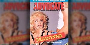 Madonna Sex Orgy - READ: Madonna's X-Rated 'Advocate' Cover Story