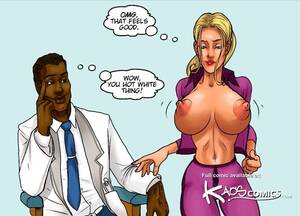 Black Doctor Cartoon Porn - Hot black doc disgraces chicks at gyno clinic in interracial sex comics