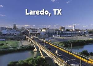 Laredo Texas Star - Laredo Texas...seen here are the bridges over the Rio Grande connecting  Texas and Mexico.