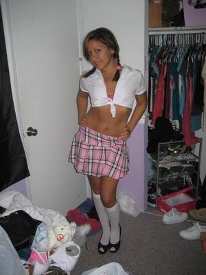 Naughty Amateur Plays - Horny Amateur Girlfriend Role Play The Naughty Schoolgirl