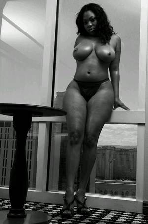 beautiful ebony nude in window - Black Beauty In Art post