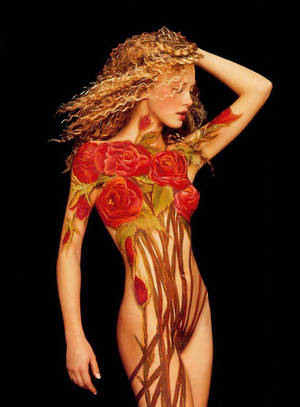 Body Painting - Art Body paint With Nude Girl But This is Art Not Porn butfantasy body art  images