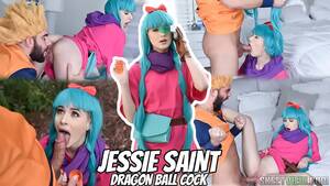 Dragon Ball Z Roleplay Porn - Jessie Saint Cosplay Dragon Ball Cock - Logan Pierce goes over 9000 and  cums deep inside Jessie Saint giving her a messy creampie. Small tits teen  with shaved pussy gets cream filled