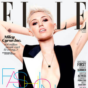 Celebrities Fucking Miley Cyrus - Miley Cyrus Talks To ELLE About Growing Up In Hollywood