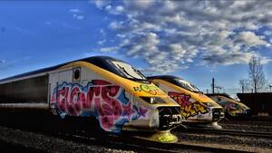 French Train Porn - Abandoned Eurostars Trains (Video in comments) : r/TrainPorn