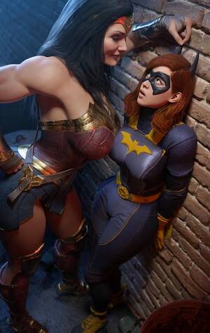 Batgirl Porn Cosplay Wonder Woman - Wonder Woman & Batgirl (Batesz) [DC] : r/SFMCompileClub