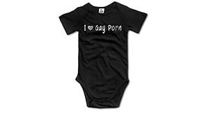 Baby Boy Black Gay Porn - Baby Boys' I LOVE GAY PORN Sticker Platinum Style Romper Jumpsuit Bodysuit  Outfits: Amazon.ca: Clothing & Accessories