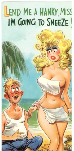 Classic Vintage Porn Comics - Bamforth Slim Comic Series Desert Island no C14 Unused Good + Original