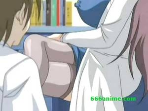 anime lesbian hentai teacher - busty older anime lecturer