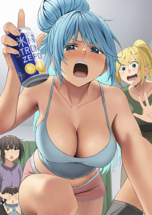 anime drunk hentai - Drunk Aqua [Konosuba] free hentai porno, xxx comics, rule34 nude art at  HentaiLib.net