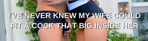 first time big cock captions - The Biggest Cock I've Had Inside Me (I Think I'm Broke)