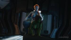 Guardians Of The Galaxy Porn Anal - Futa Lady Hellbender x Gamora Marvel's Guardians of the Galaxy Game -  Pornhub.com