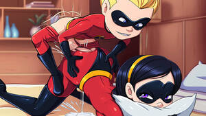 Incredibles Cartoon Porn Pov - The Incredibles Porn Parody | Elastigirl Taking Huge Dick | Hot-Cartoon.com