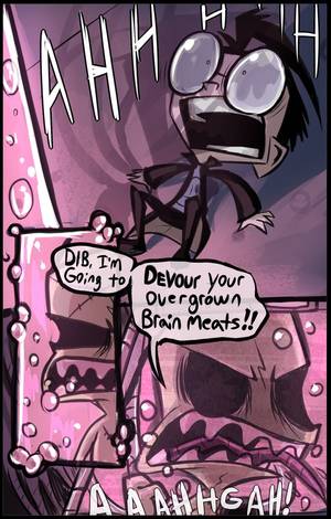 Invader Zim Toon Porn - This Comic takes place after the hype of Zim's Autopsy has died down and  Zim's corps has been turned into nothing more then a Trophy in honer of  Dib's ...