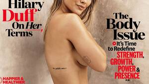 Hilary Duff Porn - Hilary Duff Poses Nude for Magazine Cover: 'I'm Proud of My Body' |  wzzm13.com