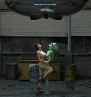3d Abduction Porn - Alien Sex Games - girls getting their pussies explored by aliens