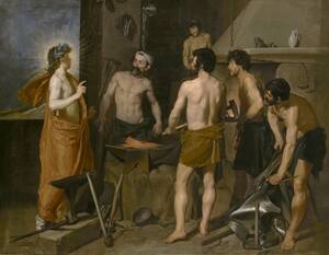 1800s Gay Greek Porn - I have a question about this painting, now held in the Museo del Prado,  Madrid. La Fragua de Vulcano (Apollo in the Forge of Vulcan) by Diego  VelÃ¡zquez. Does anyone else think